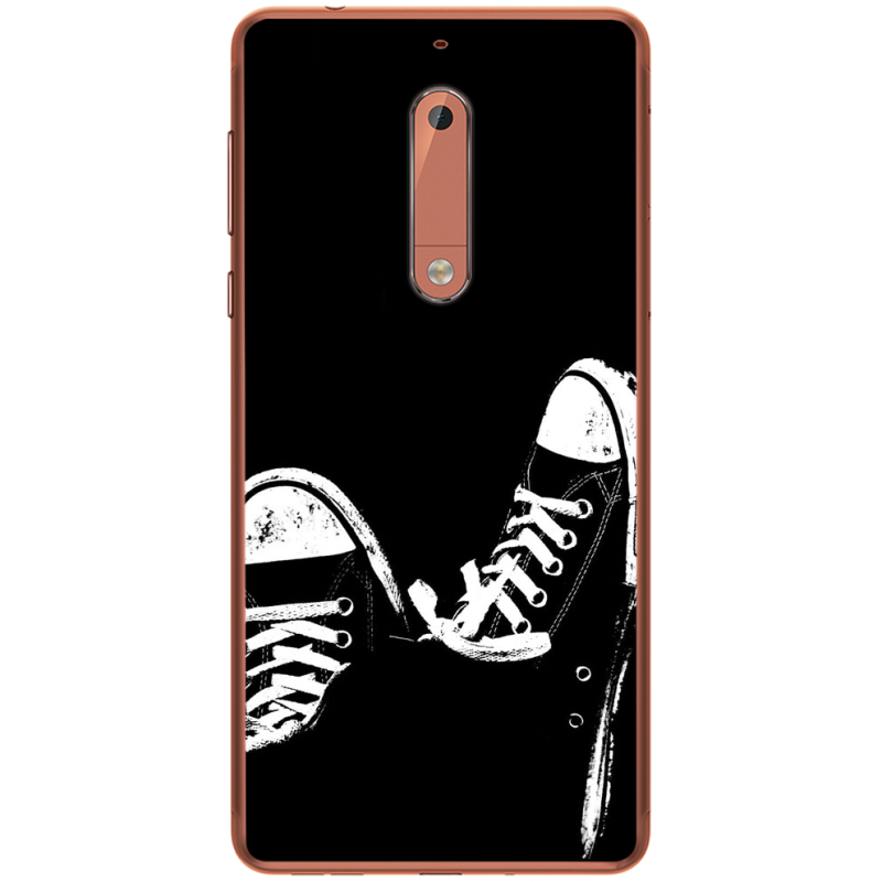 Чехол Uprint Nokia 5 Black Sneakers