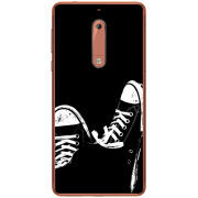 Чехол Uprint Nokia 5 Black Sneakers