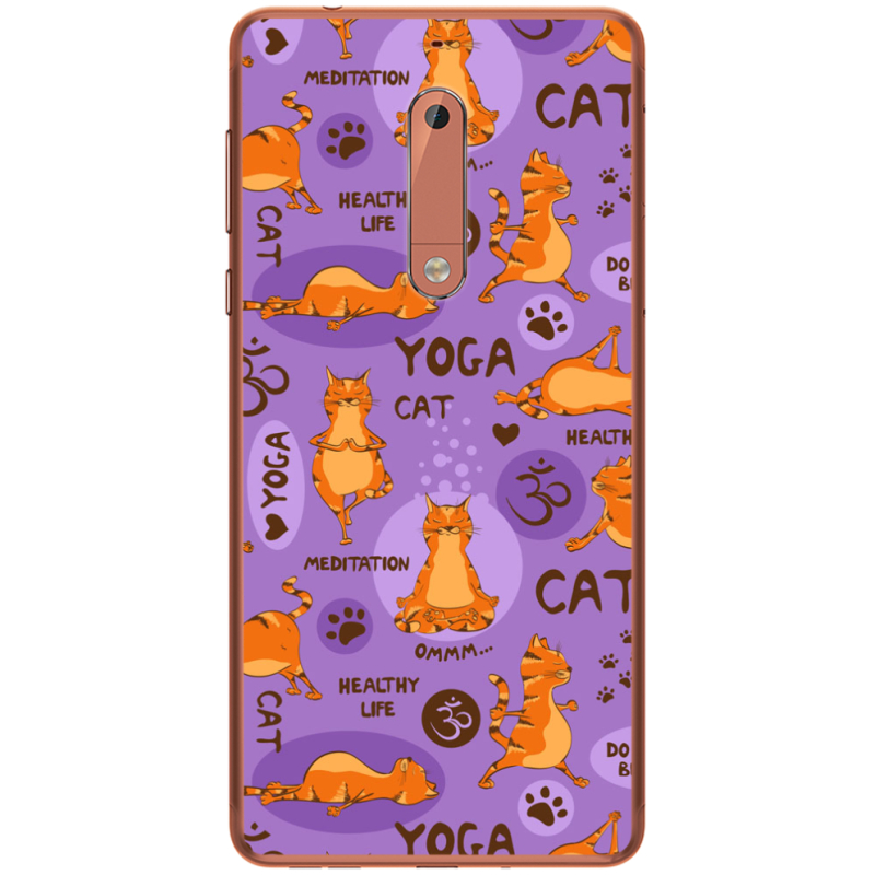 Чехол Uprint Nokia 5 Yoga Cat