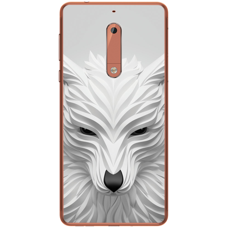 Чехол Uprint Nokia 5 White Wolf