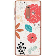 Чехол Uprint Nokia 5 Line Flowers