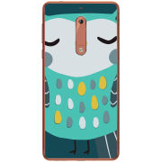 Чехол Uprint Nokia 5 Green Owl