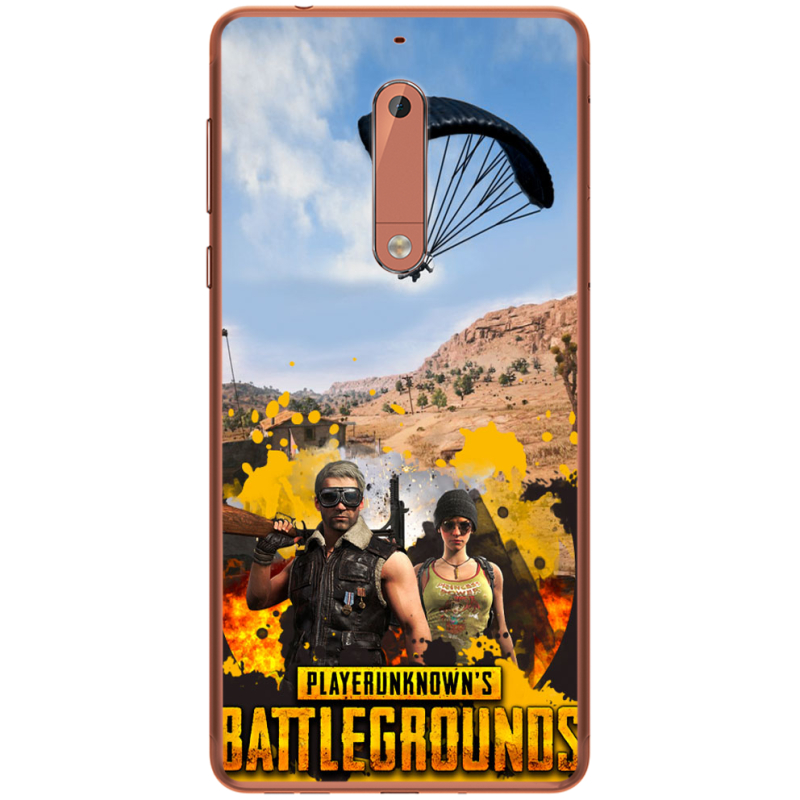 Чехол Uprint Nokia 5 Pubg parachute