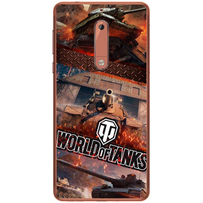 Чехол Uprint Nokia 5 World Of Tanks