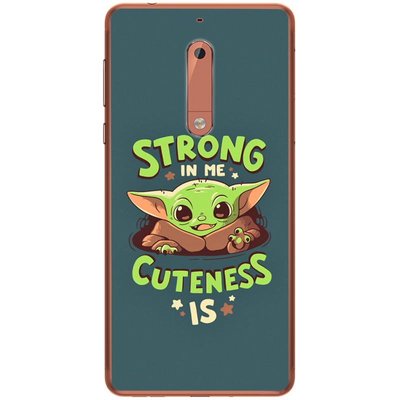 Чехол Uprint Nokia 5 Strong in me Cuteness is