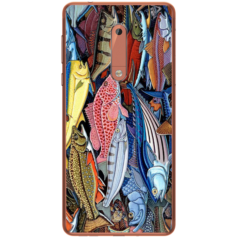 Чехол Uprint Nokia 5 Sea Fish