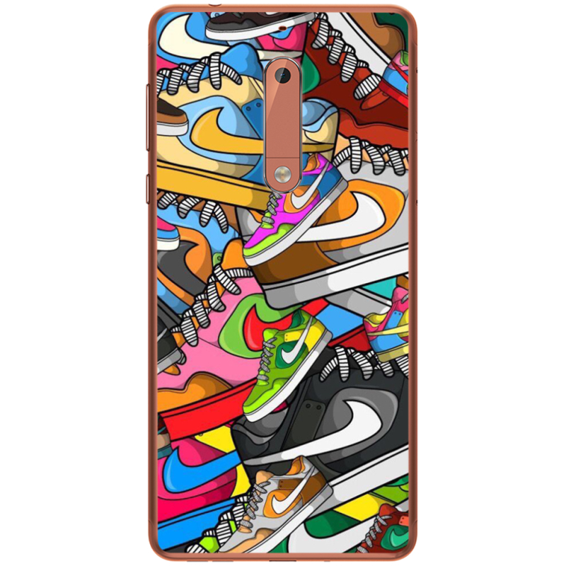 Чехол Uprint Nokia 5 Sneakers