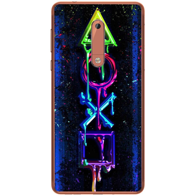 Чехол Uprint Nokia 5 Graffiti symbols