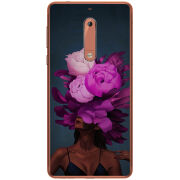Чехол Uprint Nokia 5 Exquisite Purple Flowers