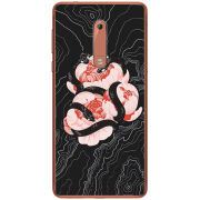 Чехол Uprint Nokia 5 Snake Rose