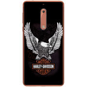 Чехол Uprint Nokia 5 Harley Davidson and eagle