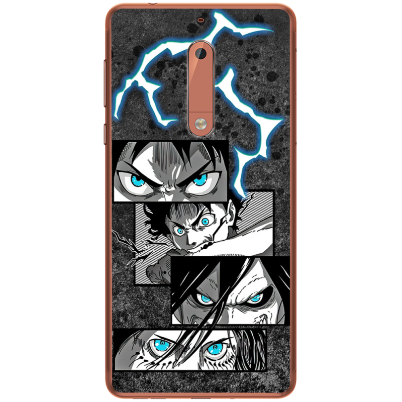Чехол Uprint Nokia 5 Eren Yeager Transformation