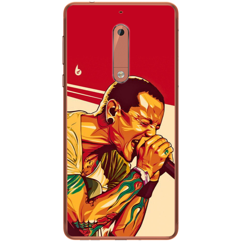 Чехол Uprint Nokia 5 Chester Bennington