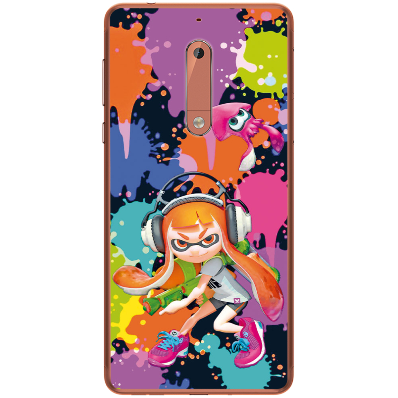 Чехол Uprint Nokia 5 Splatoon Inklings