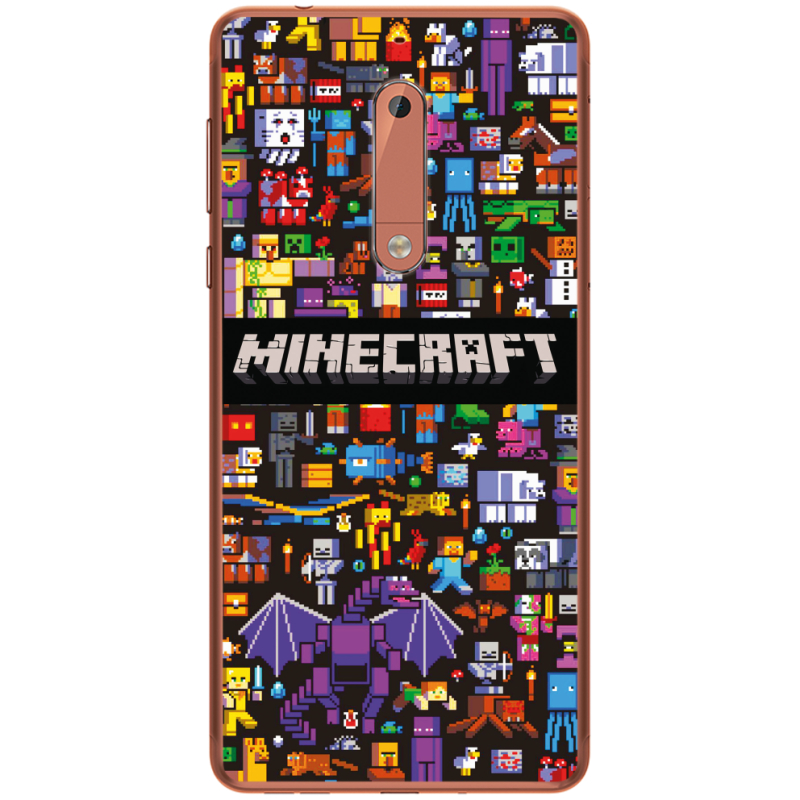 Чехол Uprint Nokia 5 Minecraft Mobbery