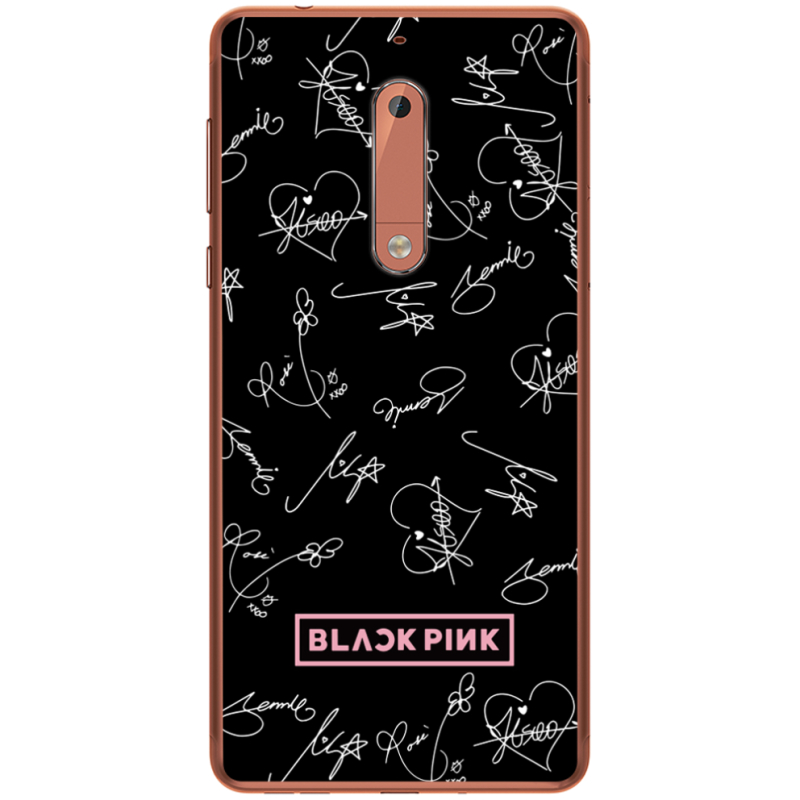 Чехол Uprint Nokia 5 Blackpink автограф