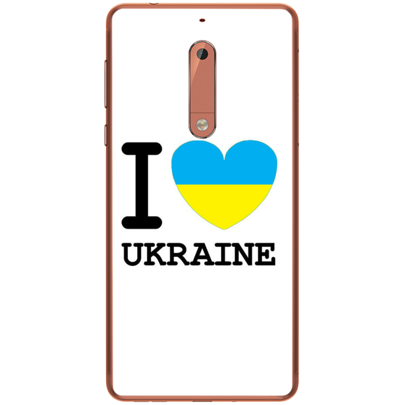 Чехол Uprint Nokia 5 I love Ukraine