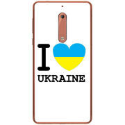 Чехол Uprint Nokia 5 I love Ukraine