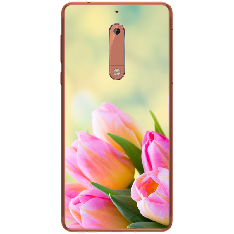 Чехол Uprint Nokia 5 Bouquet of Tulips