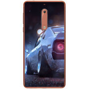 Чехол Uprint Nokia 5 Silver Car