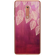 Чехол Uprint Nokia 5 Gold Leaves