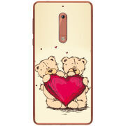 Чехол Uprint Nokia 5 Teddy Bear Love