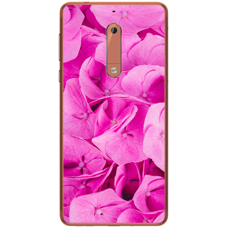 Чехол Uprint Nokia 5 Pink Flowers