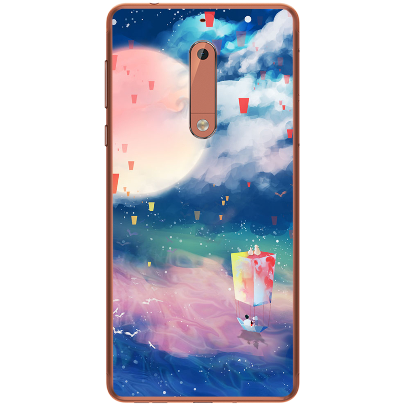 Чехол Uprint Nokia 5 Sky Lanterns