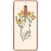 Чехол Uprint Nokia 5 Flower Hands
