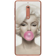 Чехол Uprint Nokia 5 Marilyn Monroe Bubble Gum