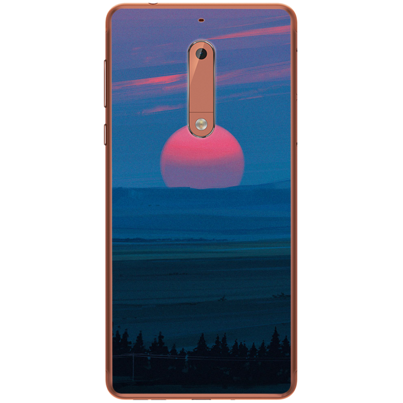 Чехол Uprint Nokia 5 Cold Red Light