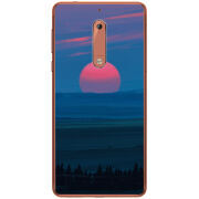 Чехол Uprint Nokia 5 Cold Red Light