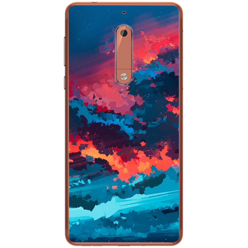 Чехол Uprint Nokia 5 Thunderclouds