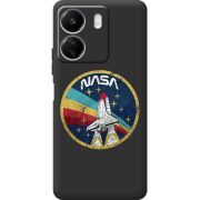 Черный чехол BoxFace Xiaomi Redmi 13C NASA