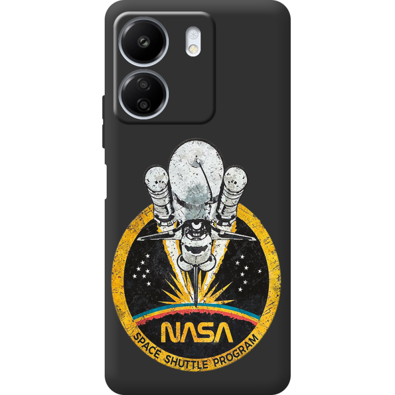 Черный чехол BoxFace Xiaomi Redmi 13C NASA Spaceship