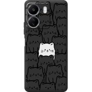 Черный чехол BoxFace Xiaomi Redmi 13C 