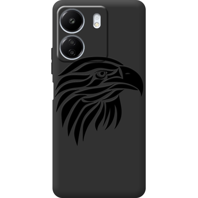 Черный чехол BoxFace Xiaomi Redmi 13C Eagle