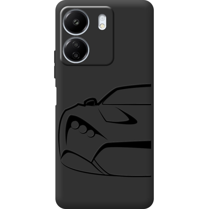 Черный чехол BoxFace Xiaomi Redmi 13C Sportcar