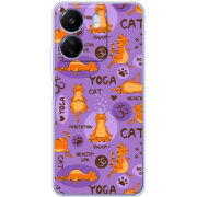 Чехол BoxFace Poco C65 Yoga Cat