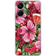 Чехол BoxFace Poco C65 Tropical Flowers