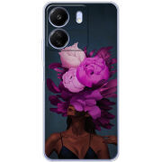 Чехол BoxFace Poco C65 Exquisite Purple Flowers