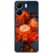 Чехол BoxFace Poco C65 Exquisite Orange Flowers