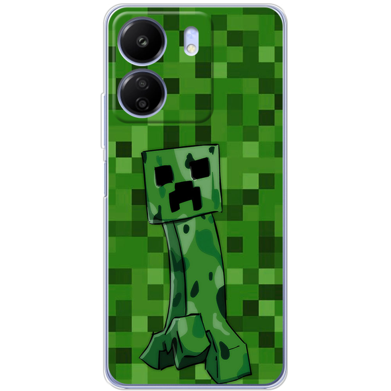 Чехол BoxFace Poco C65 Minecraft Creeper