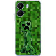 Чехол BoxFace Poco C65 Minecraft Creeper