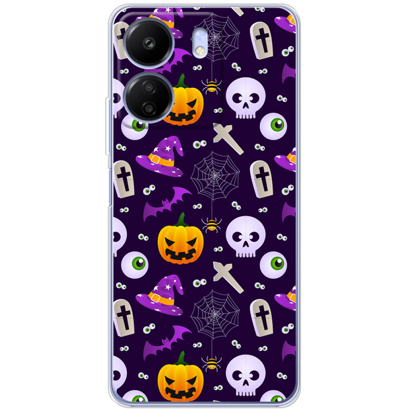 Чехол BoxFace Poco C65 Halloween Purple Mood