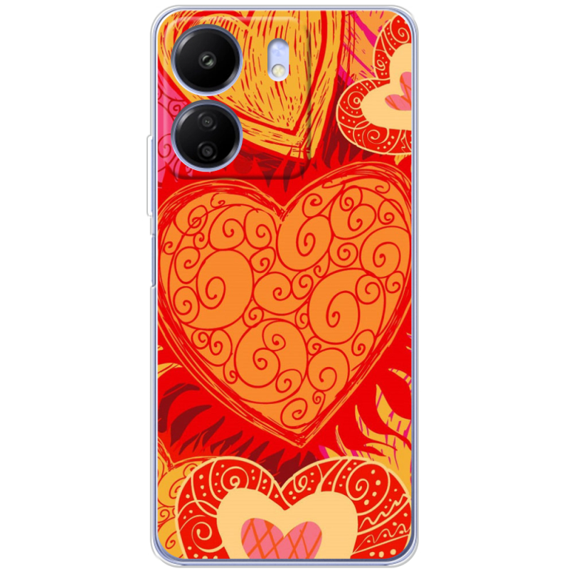 Чехол BoxFace Poco C65 Warm Hearts