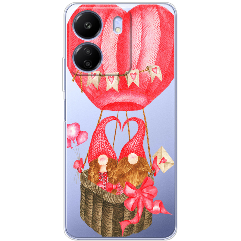 Прозрачный чехол BoxFace Poco C65 Valentine Dwarfs