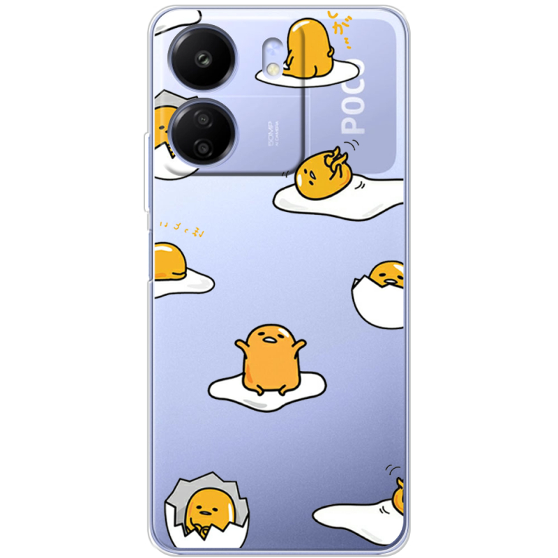 Прозрачный чехол BoxFace Poco C65 Gudetama