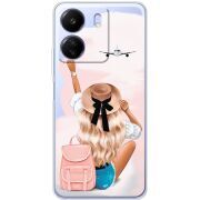 Прозрачный чехол BoxFace Poco C65 Travel Girl