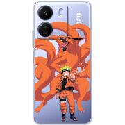 Прозрачный чехол BoxFace Poco C65 Naruto and Kurama